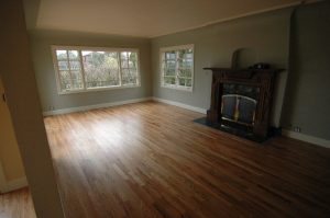 Hardwood flooring installation
